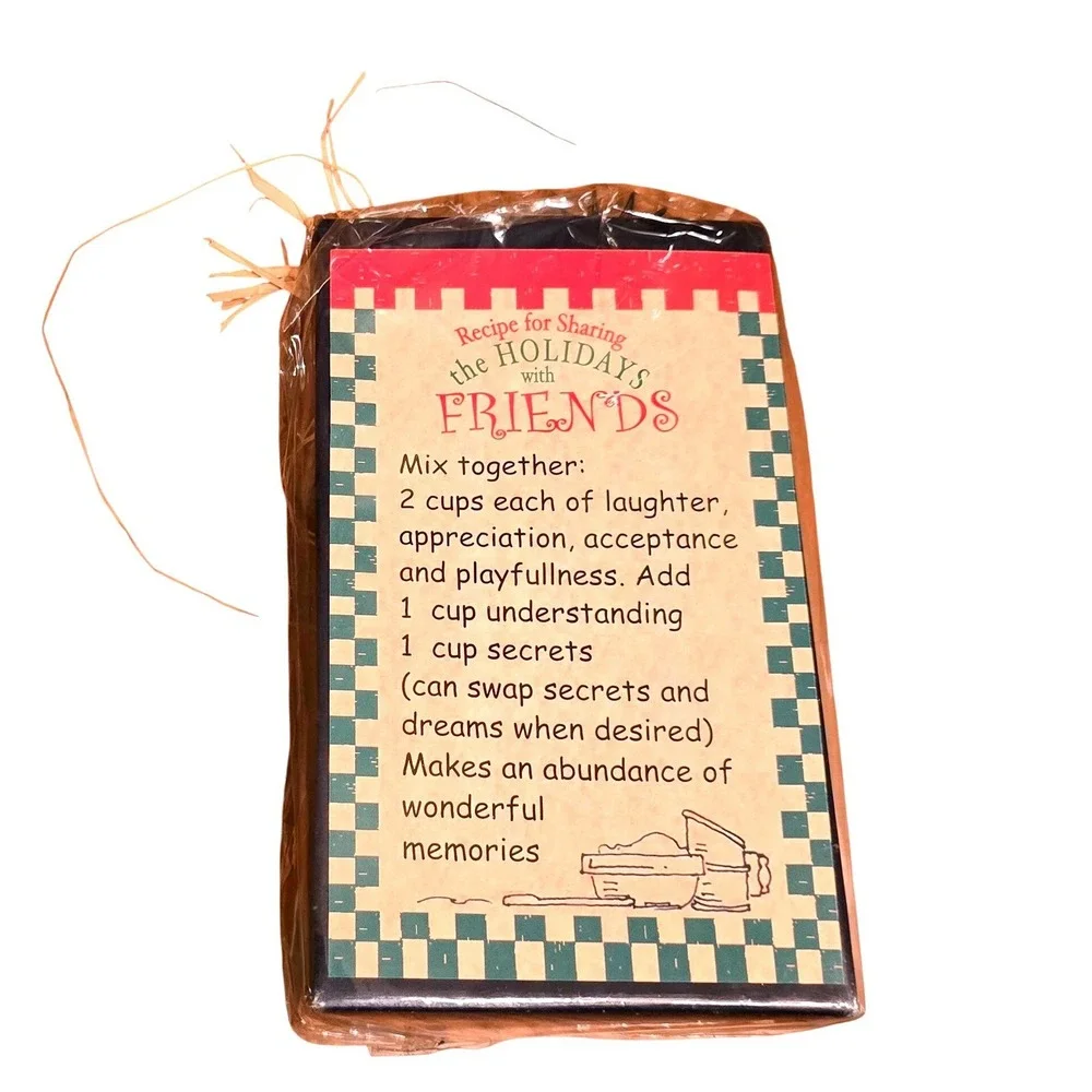 NWT Christmas Snowman Ornament Gift Set with Recipe‎
